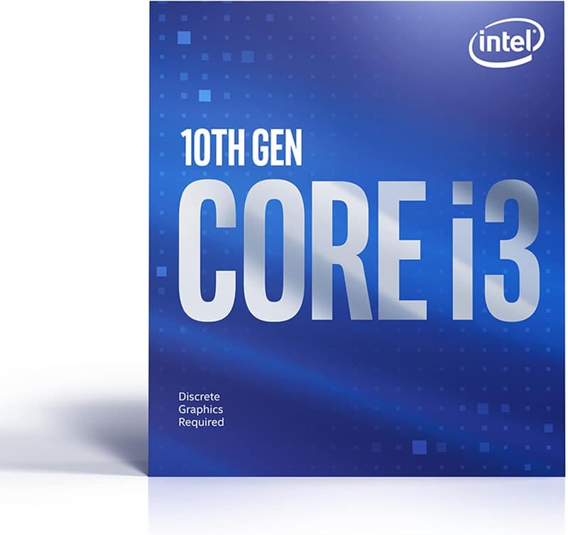Intel Core i3-10100F CPU（3.6GHz、6MB、LGA1200、4コア/8スレッド）