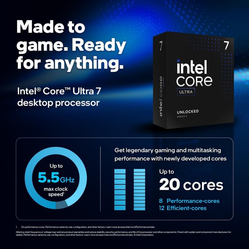 Intel Core Ultra 7 265KF プロセッサー