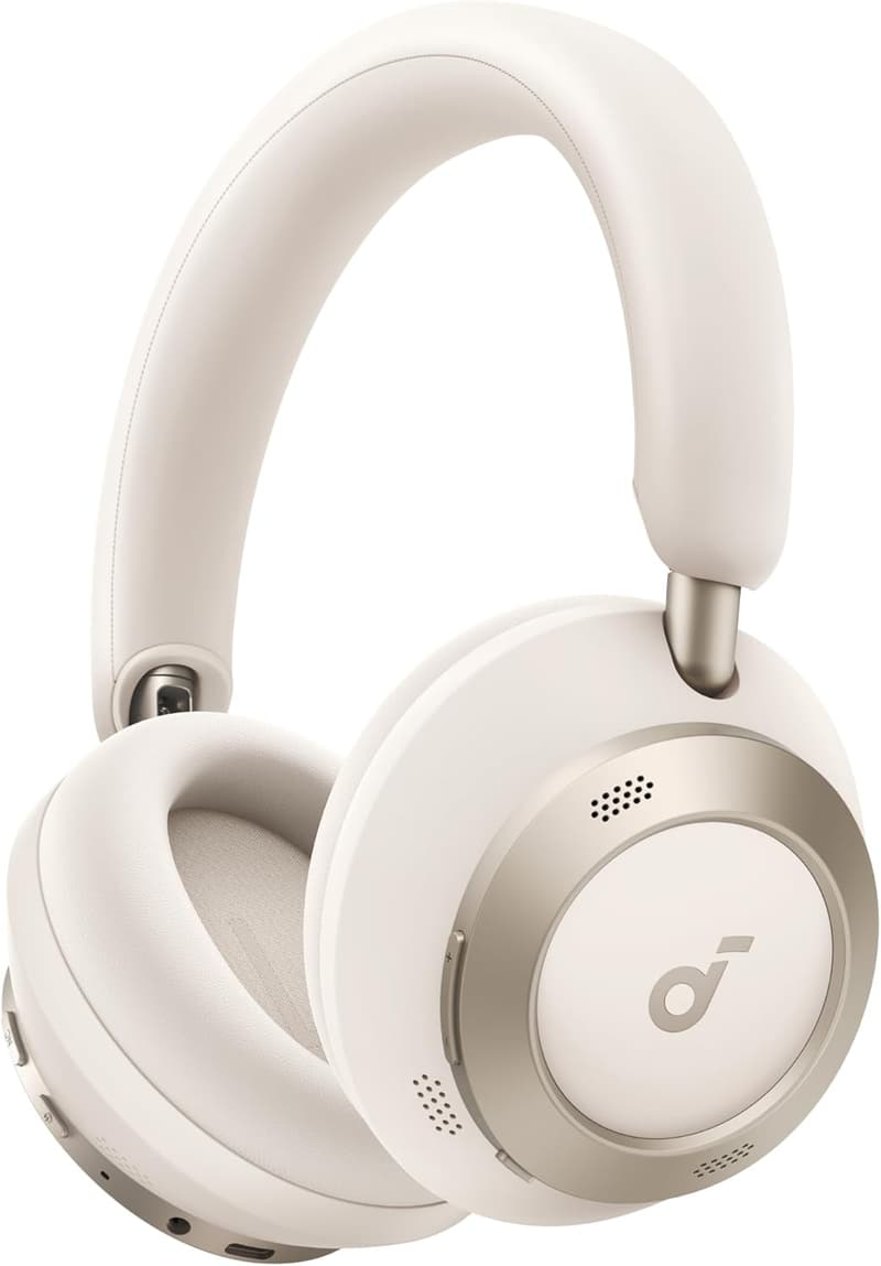 Anker Soundcore Space One Pro Bluetooth 5.3 ワイヤレスヘッドホン（最大60時間再生 / ノイズキャンセリング / ハイレゾ対応 / シャンパンゴールド）
