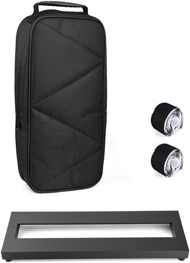 ミニギターペダルボード（38×12.5×3cm）キャリーバッグ＆テープ2個付き