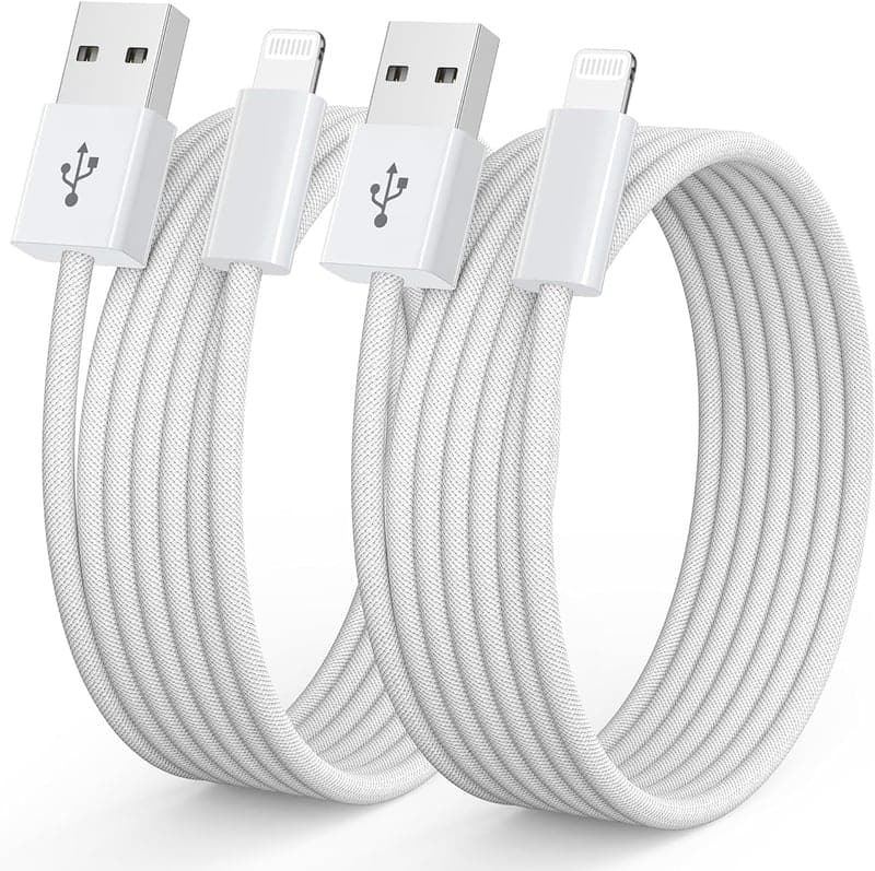iPhone・ライトニング充電ケーブル 2M 2本セット【MFi認証】急速充電対応・高耐久モデル