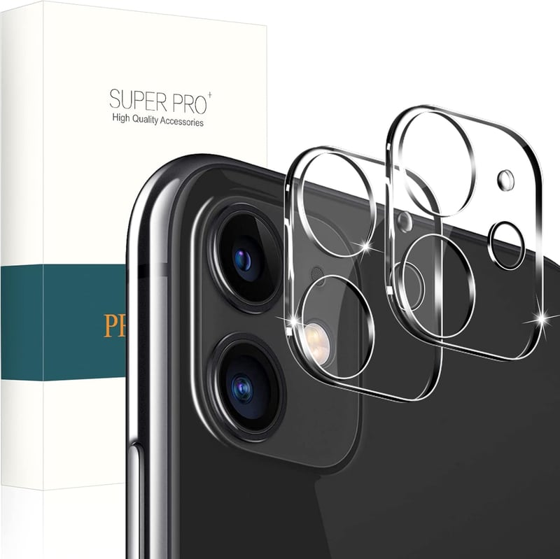iPhone 11用カメラフィルム 2枚セット 日本製 9H硬度 指紋防止 飛散防止