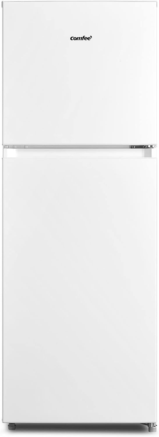 COMFEE' 236L 2ドア冷蔵庫 自動霜取り 右開き ホワイト