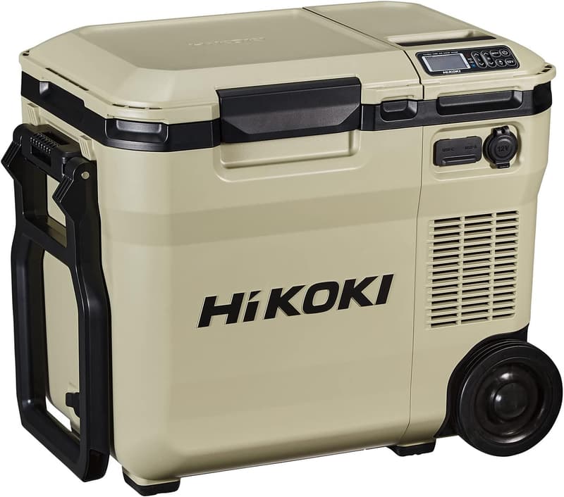 ハイコーキ 14.4/18V コードレス 冷温庫 -18℃~60℃ 17段階温度設定 車載用 18L コンプレッサ式 USB出力付き