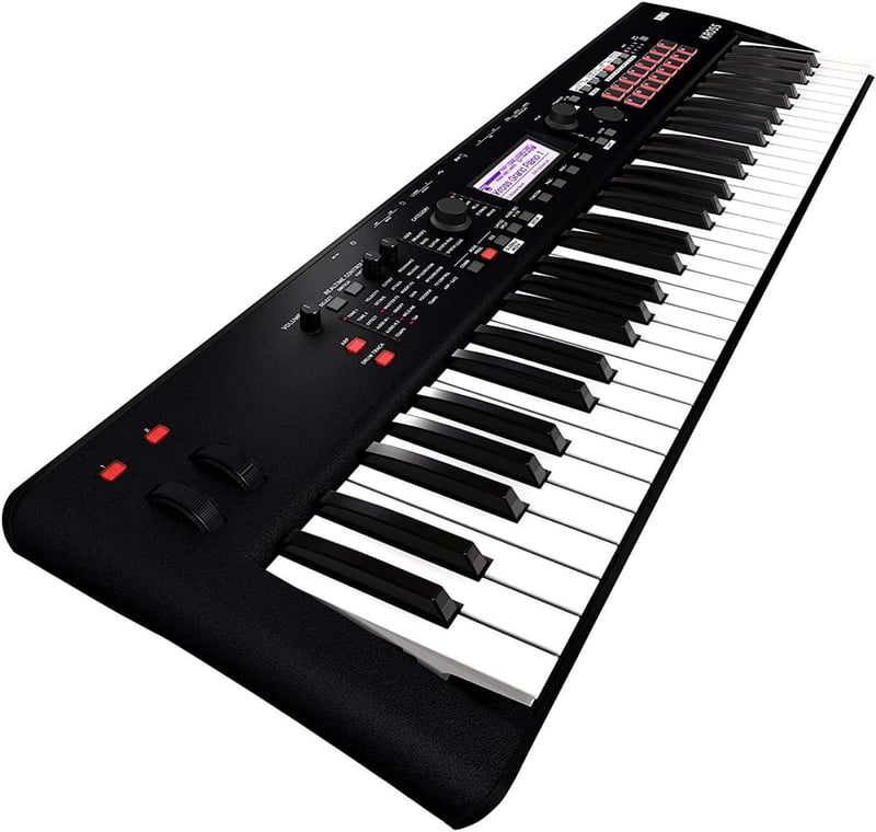 KORG KROSS2 61鍵 シンセサイザー 軽量 電池駆動 音楽制作・ライブパフォーマンス用 スーパーマットブラック