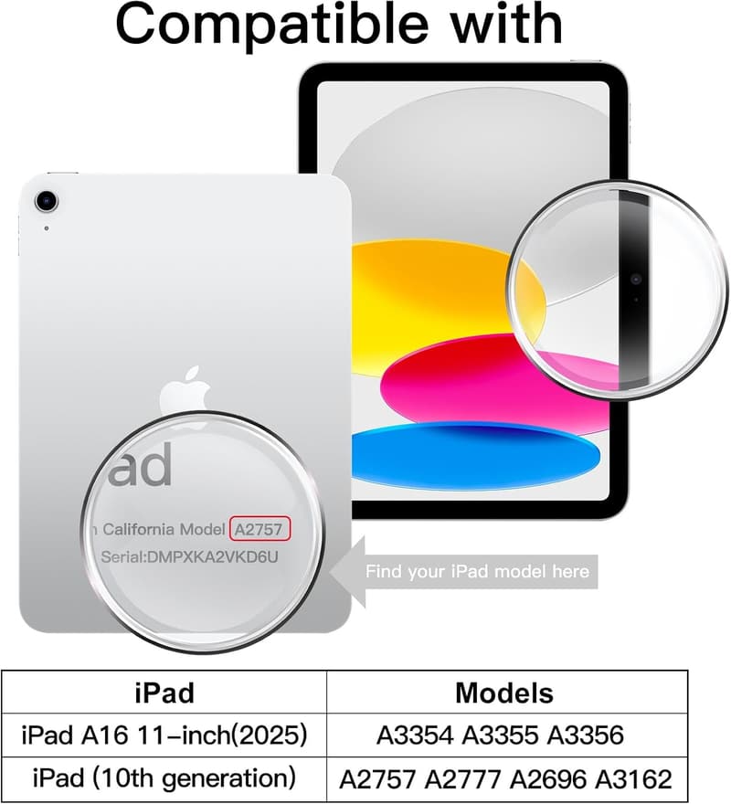iPad（第11/10世代）用強化ガラスフィルム 自動調整ツールキット付き HDクリア 1枚セット
