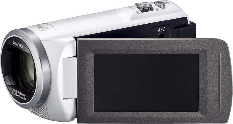 パナソニック HDビデオカメラ V480MS 90倍ズーム ホワイト 32GB