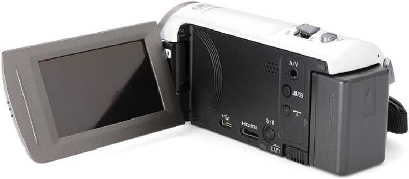 パナソニック HDビデオカメラ V480MS 90倍ズーム ホワイト 32GB
