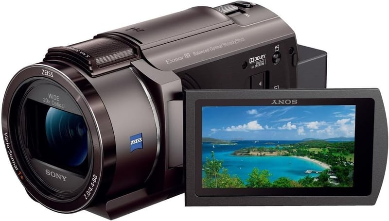 4Kビデオカメラ SONY Handycam FDR-AX45A (2022年モデル) 内蔵メモリー64GB・光学ズーム20倍・手ブレ補正