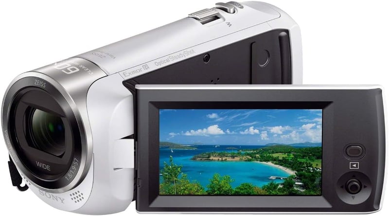 SONY(ソニー) ビデオカメラ Handycam HDR-CX470 ホワイト 32GB内蔵メモリー 光学30倍ズーム