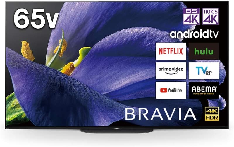 65V型 有機ELテレビ ブラビア KJ-65A9G 4Kチューナー内蔵 Android TV Alexa対応 2019年モデル