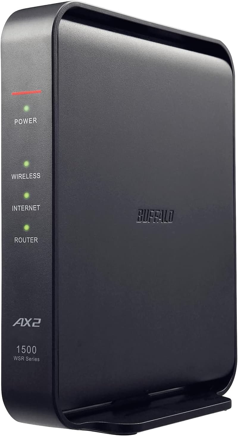 Wi-Fi 6対応バッファロー無線ルーター AX1500 Easy Mesh 日本製