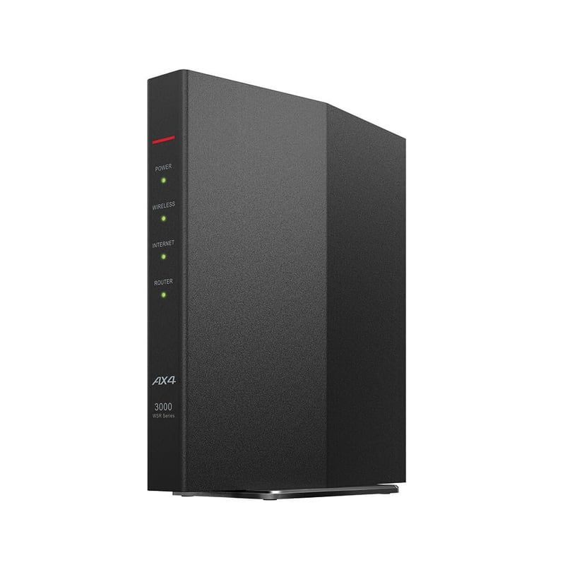 BUFFALO 無線LAN親機 2401+573Mbps 11ax/ac/n/a/g/b WSR-3000AX4P/DBK