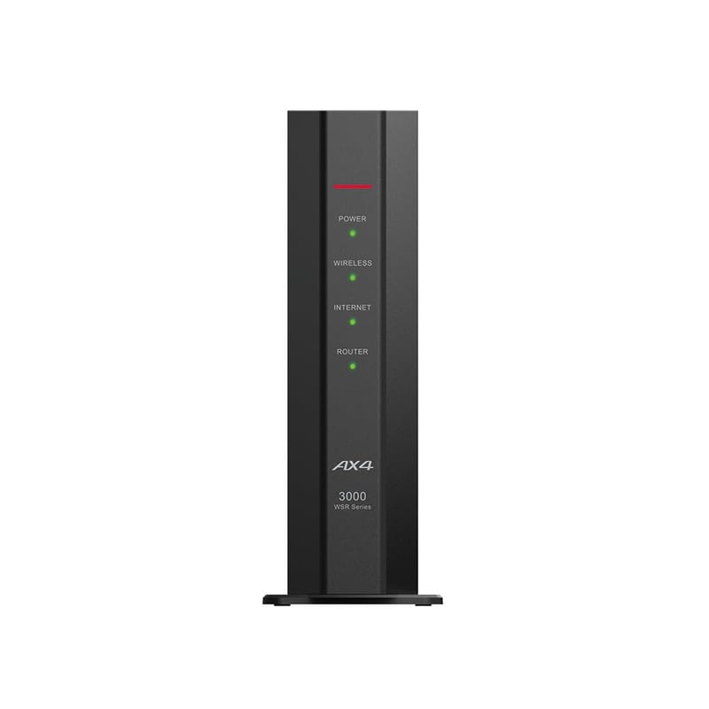 BUFFALO 無線LAN親機 2401+573Mbps 11ax/ac/n/a/g/b WSR-3000AX4P/DBK