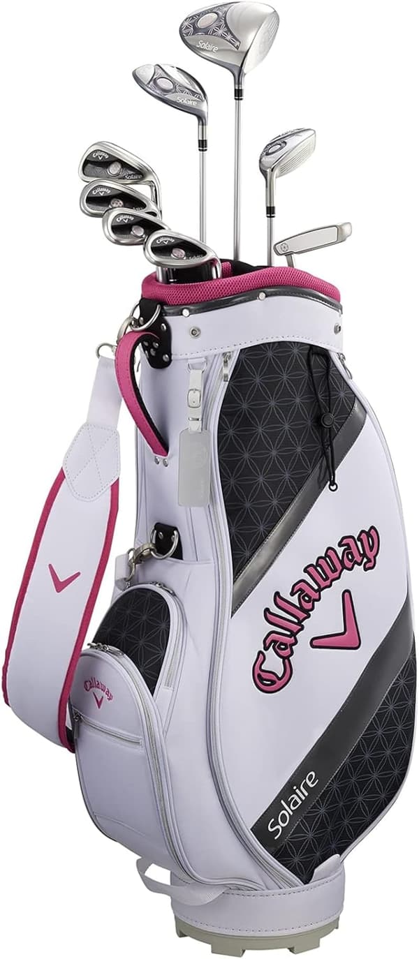 レディース ゴルフクラブセット Callaway SOLAIRE（9本セット・キャディバッグ・ヘッドカバー付き）