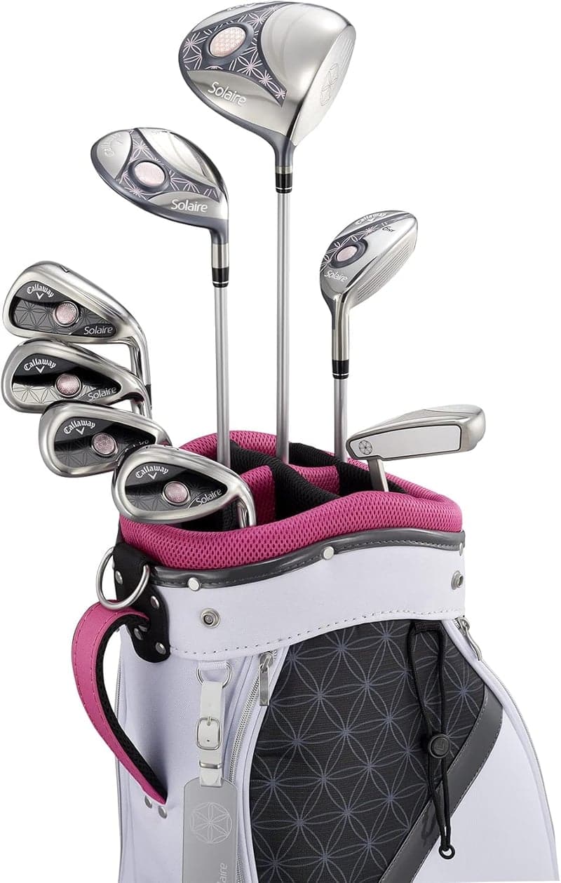 レディース ゴルフクラブセット Callaway SOLAIRE（9本セット・キャディバッグ・ヘッドカバー付き）