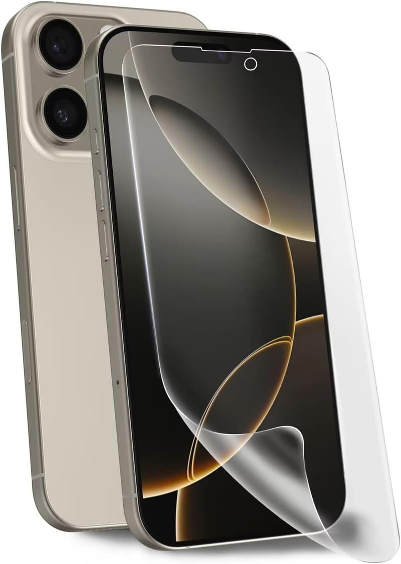 iPhone 16 Pro 用全面保護 TPU フィルム 2枚セット