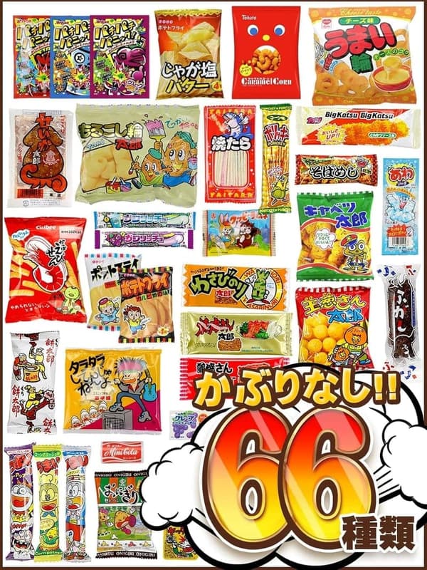 子どもの日ギフト お菓子詰め合わせ 60種65点セット 個包装の駄菓子