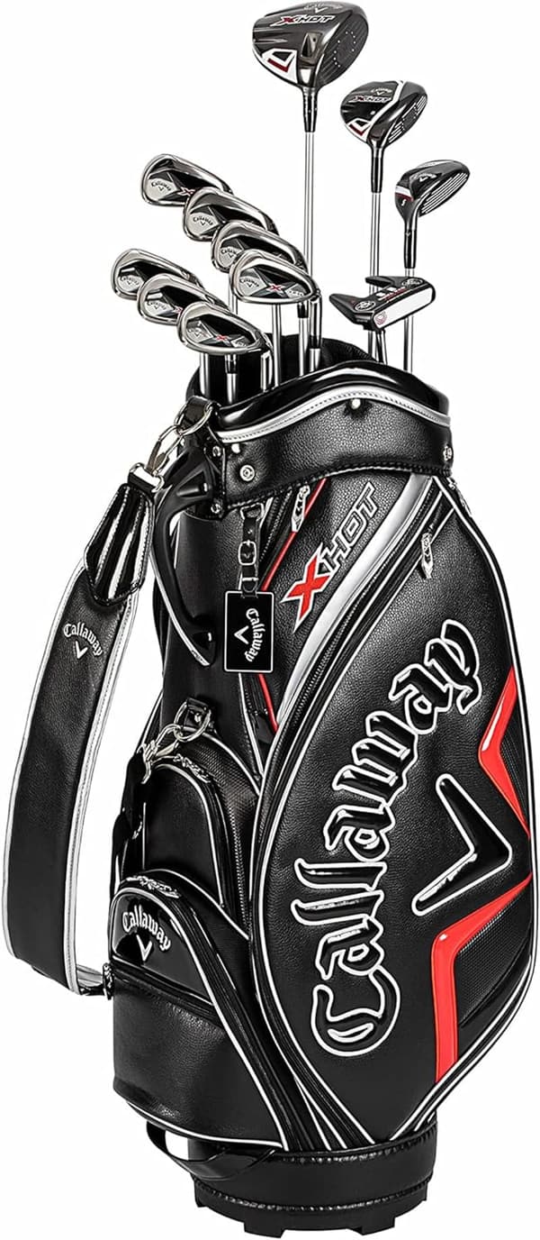 メンズゴルフクラブセット「Callaway X HOT 21」11本セット・キャディバッグ付き・カーボンシャフト