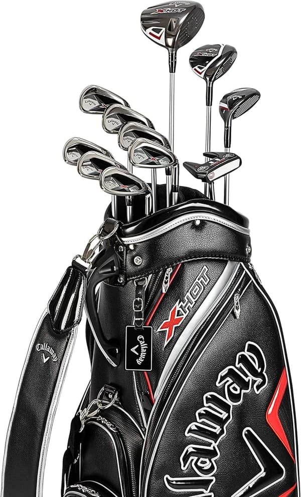 メンズゴルフクラブセット「Callaway X HOT 21」11本セット・キャディバッグ付き・カーボンシャフト
