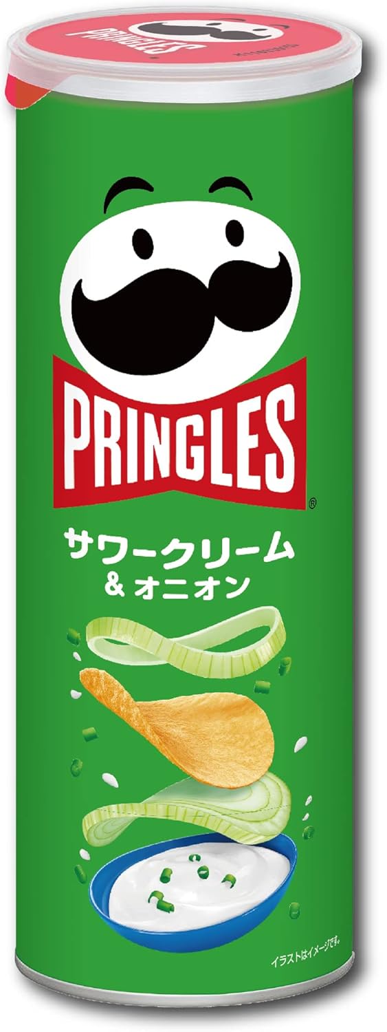 サワークリーム＆オニオン味 プリングルズ M缶 105g