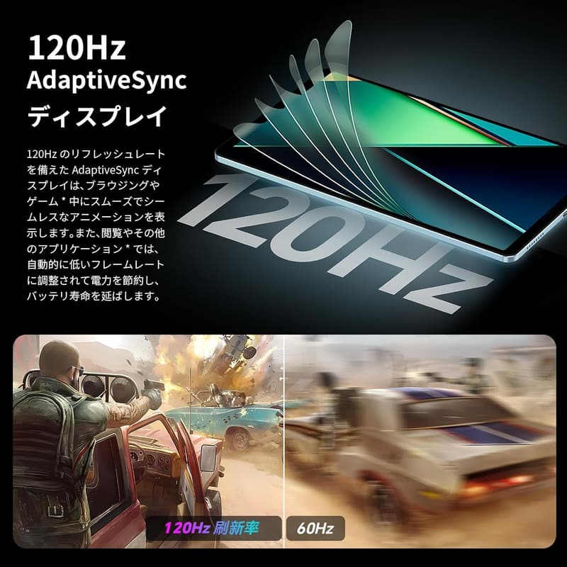 TECLAST T50 Mini 8インチタブレット 20GB+128GB+1TB拡張対応 4G LTE 120Hzリフレッシュレート