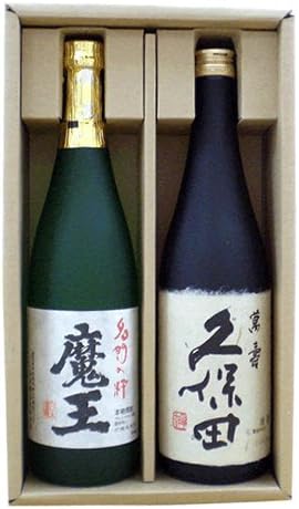 還暦祝い プレミアム焼酎飲み比べセット 720ml×2本【魔王・久保田萬寿】