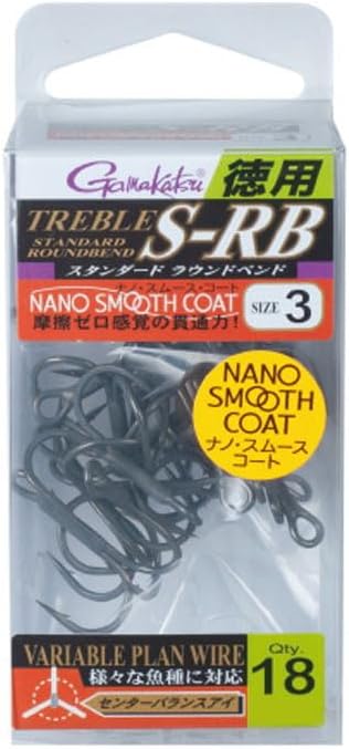 がまかつ トレブルフック バラ徳用 ナノスムースコート