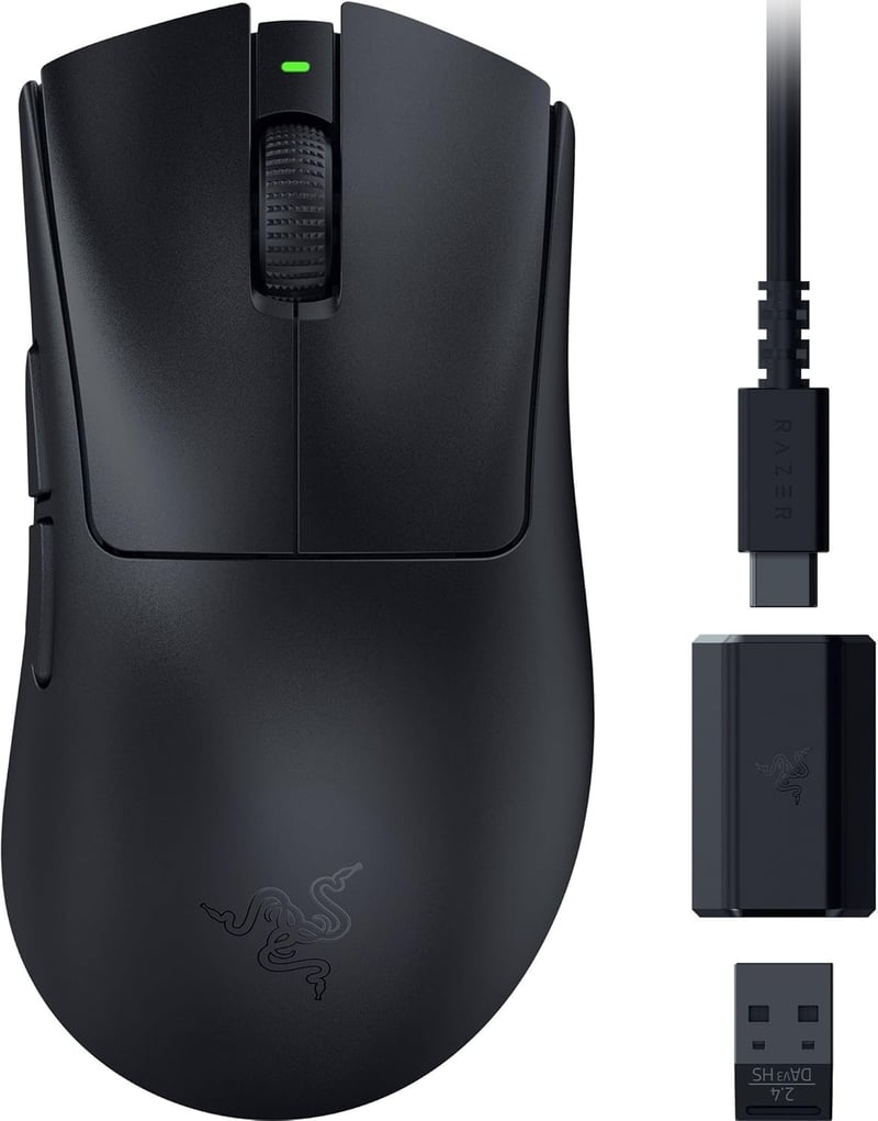 Razer DeathAdder V3 HyperSpeed ワイヤレスゲーミングマウス 超軽量55g エルゴノミック設計【日本正規代理店保証品】