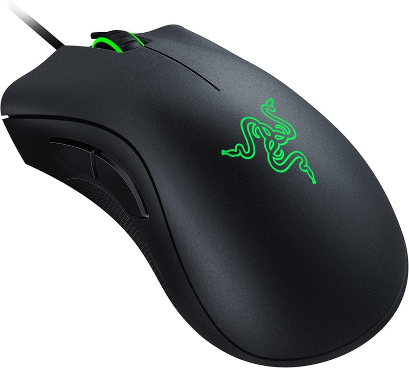 Razer DeathAdder Essential ゲーミングマウス 6400 DPI 有線 5ボタン エルゴノミック【日本正規代理店保証】