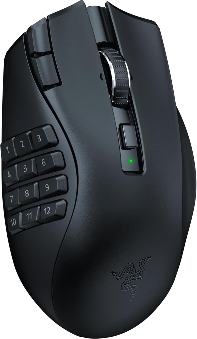 Razer Naga V2 HyperSpeed ワイヤレスゲーミングマウス 19ボタン プログラム可能 30Kセンサー 【日本正規代理店保証】