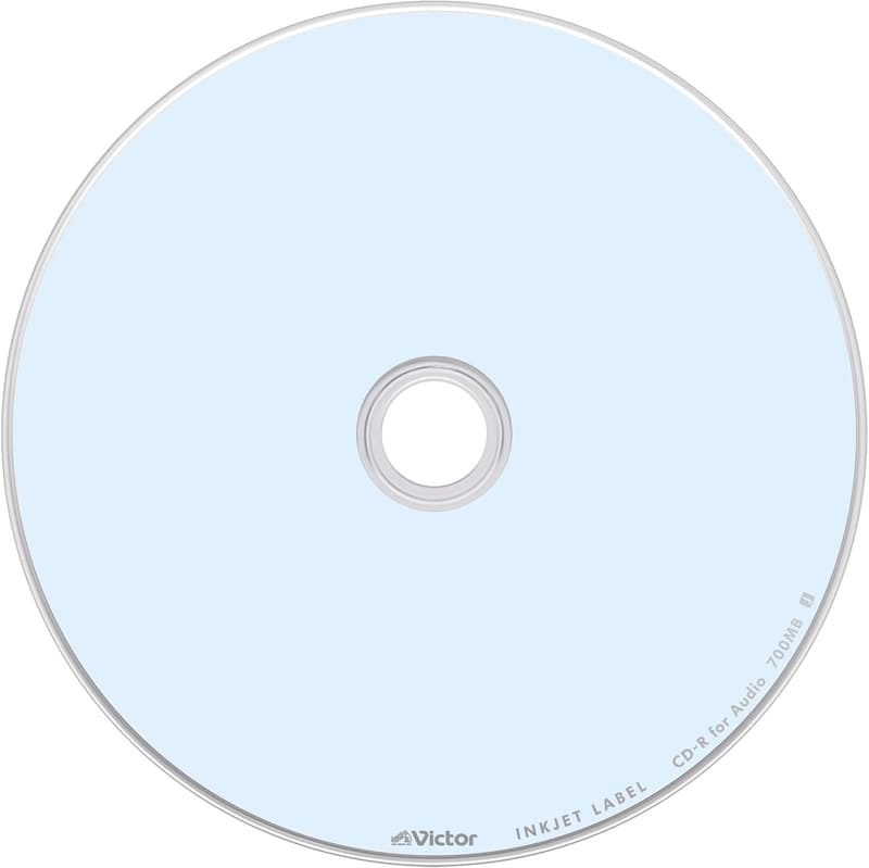 音楽用 カラーミックス CD-R 80分 10枚セット