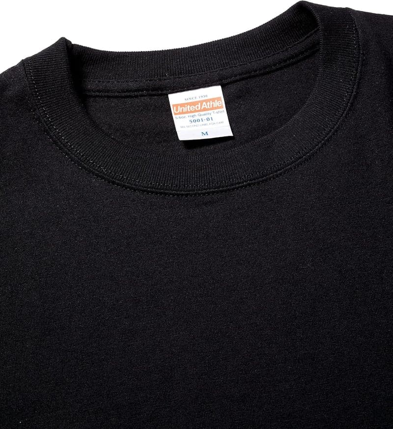 メンズハイクオリティー5.6オンス半袖Tシャツ ブラック M