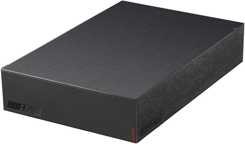バッファロー 8TB USB3.2外付けハードディスク ブラック HD-LE8U3-BB