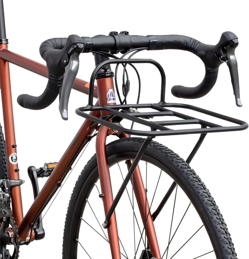 グラベルロード自転車用 軽量アルミフロントキャリア (GX-RACK)