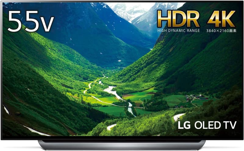 有機ELテレビ LG 55V型 4Kモデル OLED55C8PJA ドルビービジョン・ドルビーアトモス対応