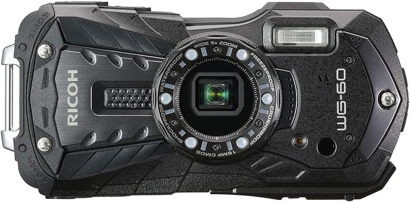 本格防水デジタルカメラ RICOH WG-60 ブラック 14m防水・耐衝撃・1600万画素