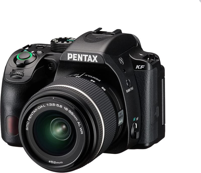 PENTAX KF 18-55WR レンズキット ブラック APS-Cデジタル一眼レフカメラ【2424万画素・最高ISO102400】