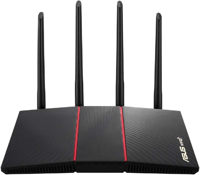 WiFi6対応デュアルバンド無線ルーター RT-AX55/B メッシュ機能付 3階建/4LDK対応