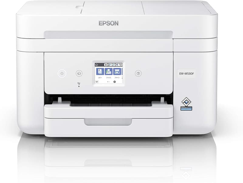 エプソン インクジェット複合機 EW-M530F 無線・有線LAN対応 自動両面印刷 FAX機能付き