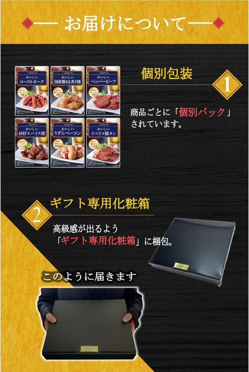 スペシャリティーミートおつまみギフトセット6種【専用ギフトボックス】