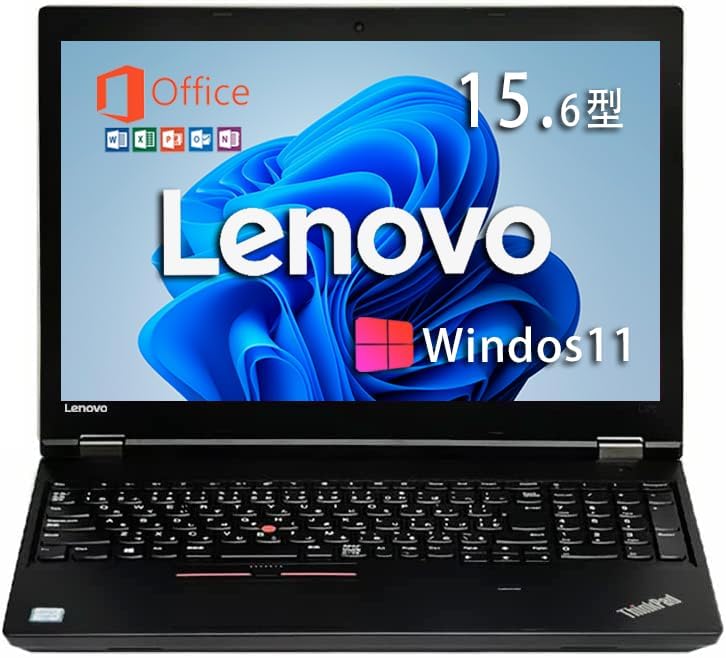 整備済みレノボThinkPad L570 ノートパソコン 15.6インチ Win11 MS Office H&B 2019 インテルCore i5 16GBメモリ SSD512GB