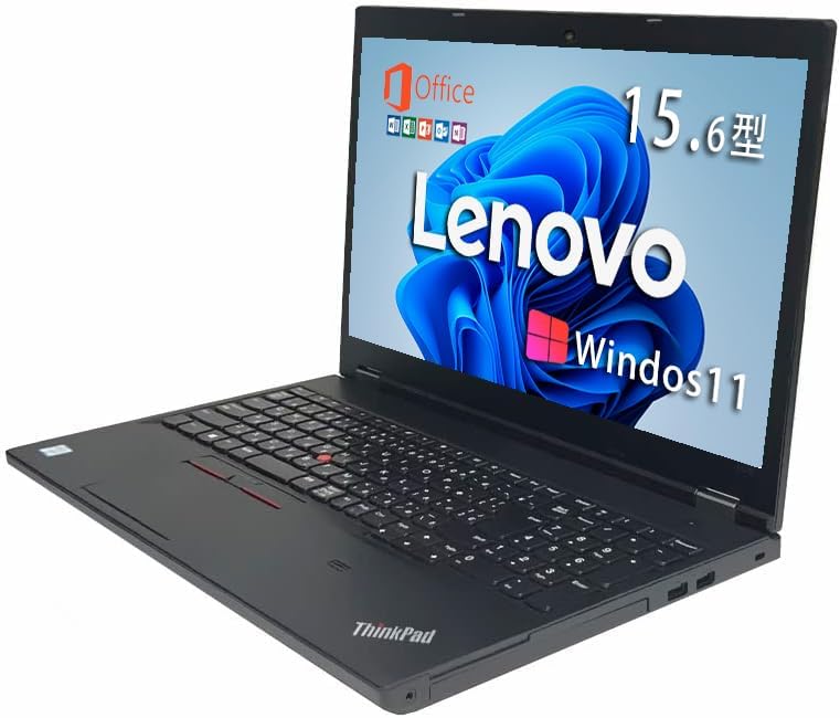 整備済みレノボThinkPad L570 ノートパソコン 15.6インチ Win11 MS Office H&B 2019 インテルCore i5 16GBメモリ SSD512GB