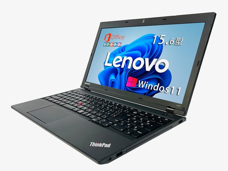 整備済み ThinkPad L540 ノートパソコン (Win11, Office H&B 2019, Core i5, 16GB, SSD:128GB)