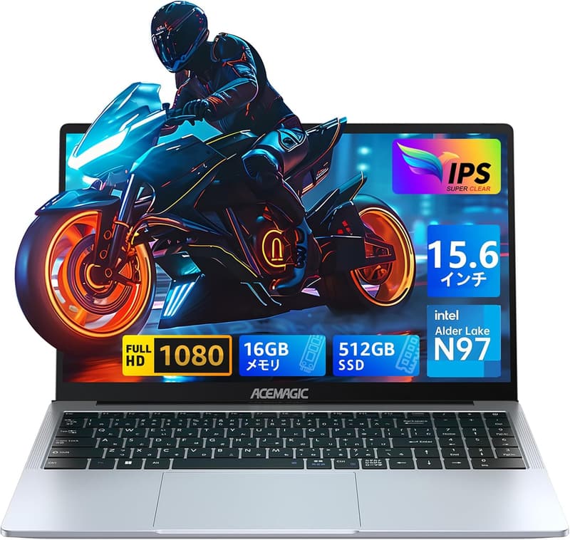 フルHD 15.6インチノートパソコン ACEMAGIC 第12世代 16GB/512GB Windows11