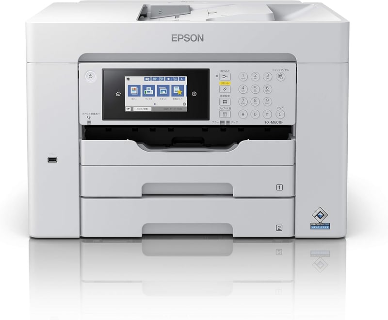A3ノビ対応エプソンビジネスカラー複合機 PX-M6011F FAX付
