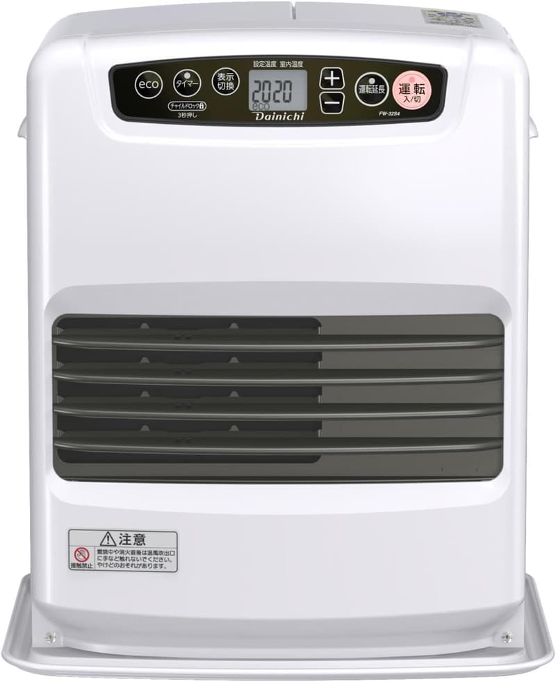 ダイニチ石油ファンヒーター Sタイプ 木造9畳・コンクリート12畳対応 ムーンホワイト