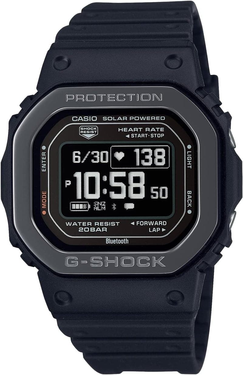 メンズ G-SQUAD 心拍計 Bluetooth搭載 腕時計 DW-H5600MB-1JR