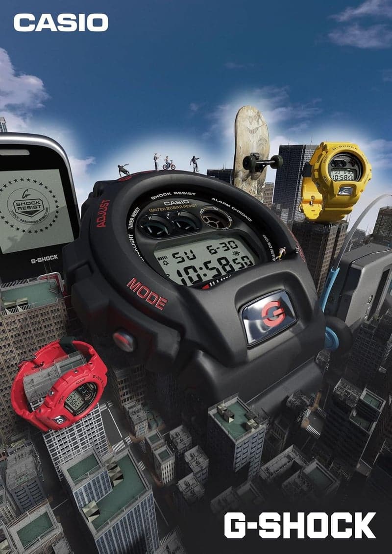 30周年記念 メンズ カシオ G-SHOCK 腕時計 DW-6900TR-4JR レッド
