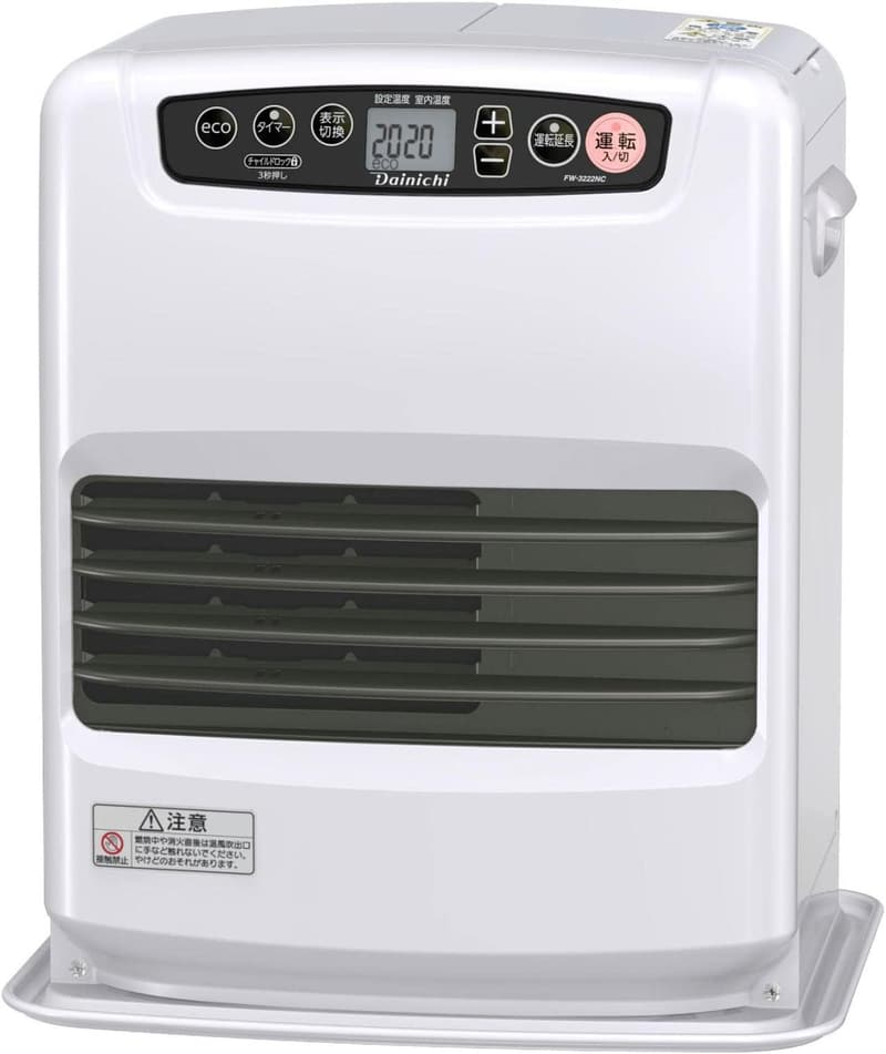 ダイニチ NCタイプ 石油ファンヒーター 木造9畳・コンクリート12畳用 ムーンホワイト